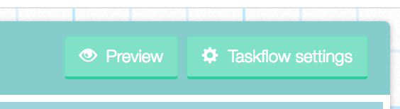 The 'Workflow Settings' button on the panel on the left in the Designer
